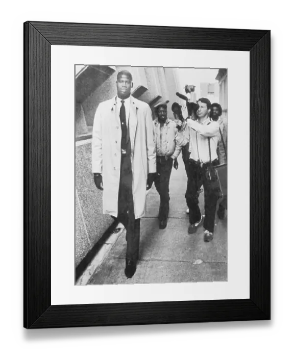 Framed Print : Chris Washburn Leaving County Courthouse Framed Print : Chris Washburn Leaving County Courthouse