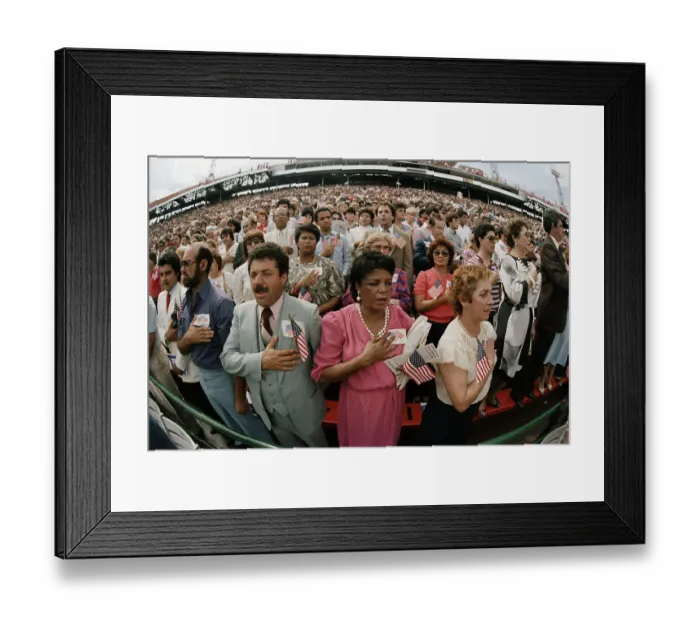 Framed Print : New American Citizens Pledging Allegiance Framed Print : New American Citizens Pledging Allegiance