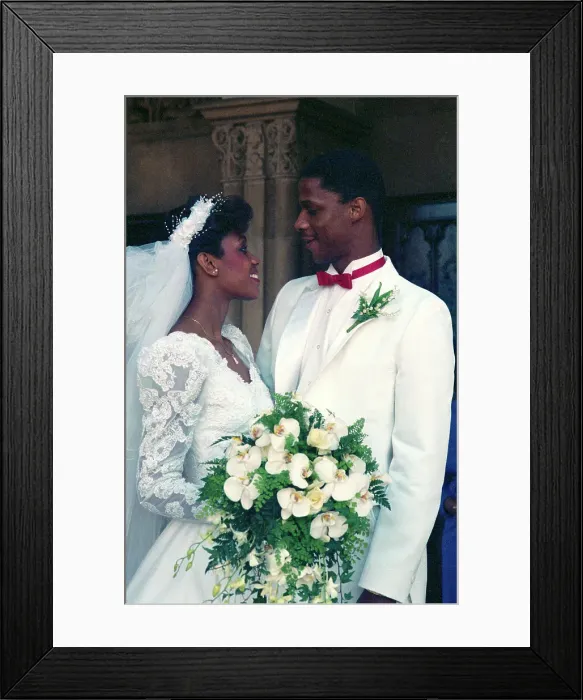 Framed Print : Mets Baseball Player Darryl Strawberry Getting Married Framed Print : Mets Baseball Player Darryl Strawberry Getting Married
