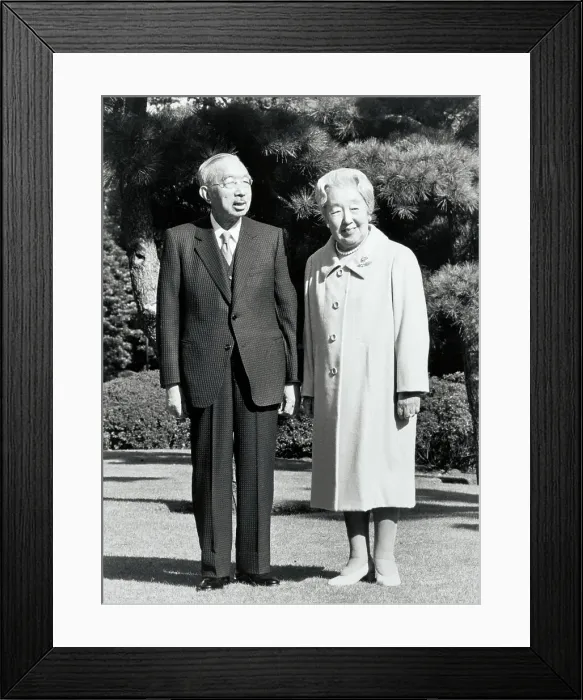Framed Print : Emperor Hirohito and Empress Nagako Framed Print : Emperor Hirohito and Empress Nagako