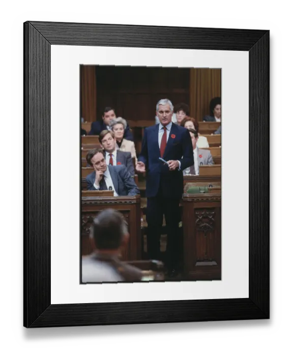 Framed Print : John Turner in House of Commons Framed Print : John Turner in House of Commons