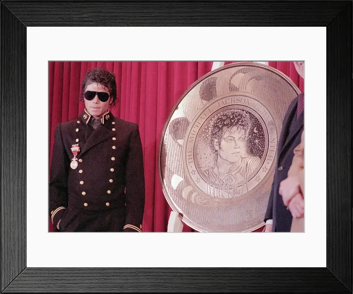 Framed Print : Michael Jackson at Burn Ward Naming