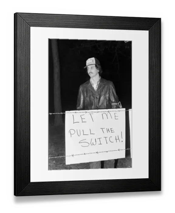 Framed Print : Death Penalty Advocate Edward Stephens Framed Print : Death Penalty Advocate Edward Stephens