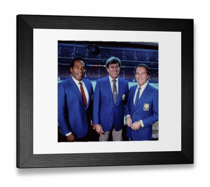 Framed Print : Cast of NFL Monday Night Football Framed Print : Cast of NFL Monday Night Football