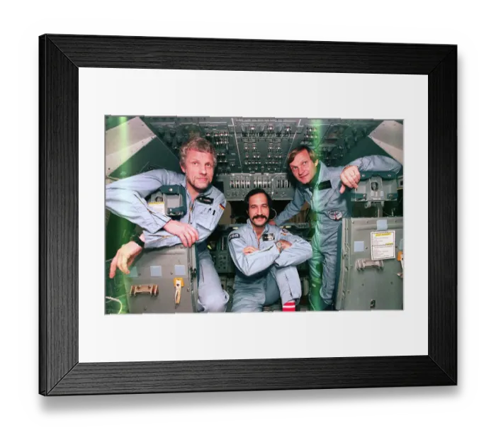 Framed Print : Space Shuttle Mission Crew Framed Print : Space Shuttle Mission Crew