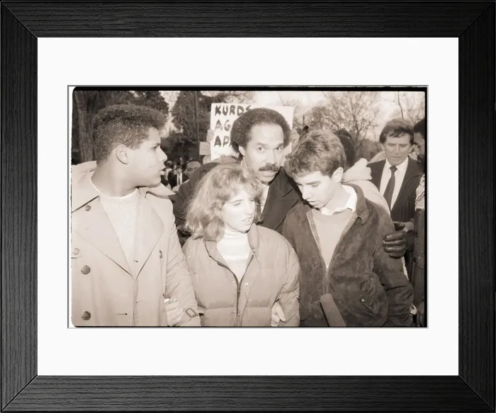 Framed Print : Rory and Douglas Kennedy Being Arrested Framed Print : Rory and Douglas Kennedy Being Arrested