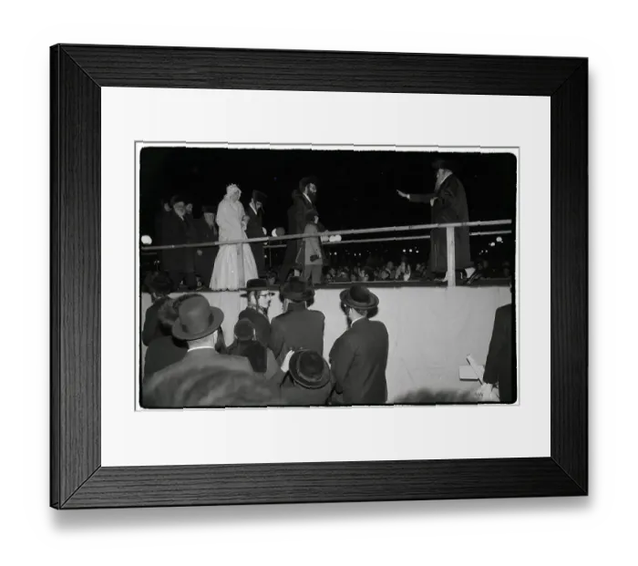 Framed Print : Jewish Leader Blesses Family Wedding Ceremony Framed Print : Jewish Leader Blesses Family Wedding Ceremony