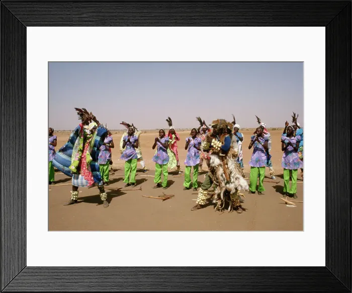 Framed Print : Traditional African Dancers at Airport Framed Print : Traditional African Dancers at Airport