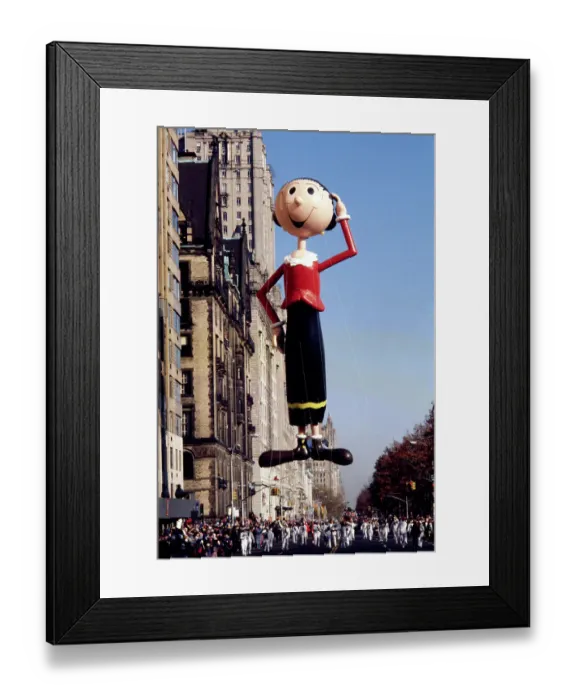Framed Print : Olive Oyl Balloon in Thanksgiving Day Parade Framed Print : Olive Oyl Balloon in Thanksgiving Day Parade