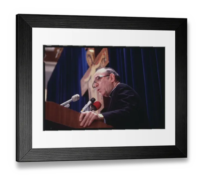 Framed Print : Cardinal Joseph Speaking at National Conference Framed Print : Cardinal Joseph Speaking at National Conference