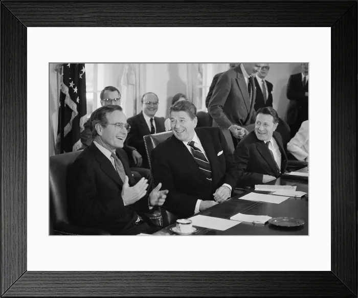 Framed Print : Ronald Reagan and Peers During Session Framed Print : Ronald Reagan and Peers During Session