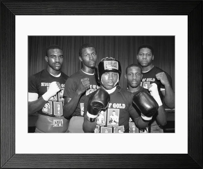 Framed Print : Olympic Boxers Turning Pro Framed Print : Olympic Boxers Turning Pro
