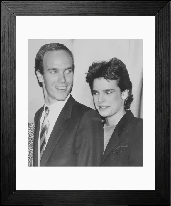 Framed Print : Prince Albert and Princess Stephanie Framed Print : Prince Albert and Princess Stephanie