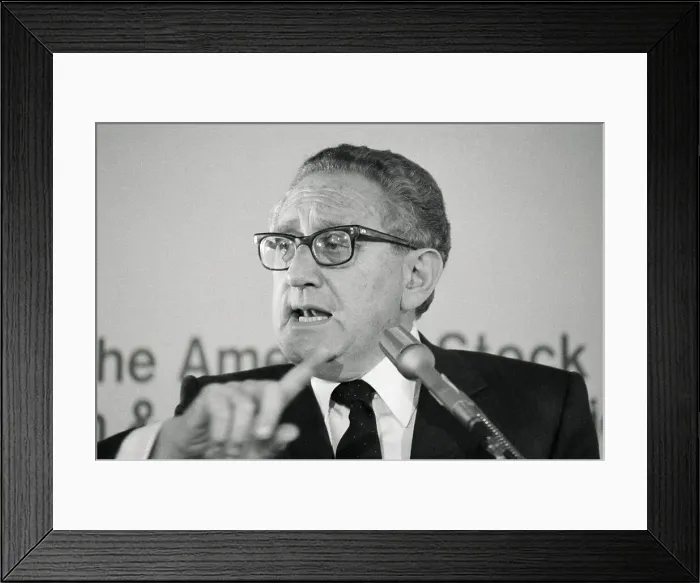 Framed Print : Former Secretary of State Henry Kissinger Framed Print : Former Secretary of State Henry Kissinger