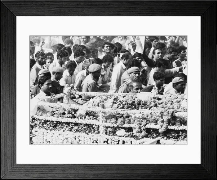 Framed Print : Funeral of Indira Gandhi Framed Print : Funeral of Indira Gandhi