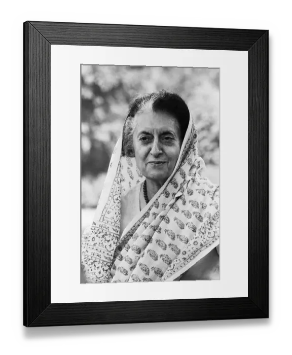 Framed Print : Indira Gandhi Shortly Before Her Death Framed Print : Indira Gandhi Shortly Before Her Death