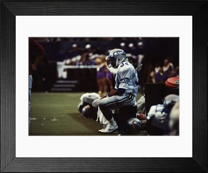 Framed Print : Franco Harris in Pensive Mood on the Field Framed Print : Franco Harris in Pensive Mood on the Field