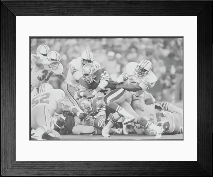 Framed Print : Jesse Baker Stopping Roger Craig Framed Print : Jesse Baker Stopping Roger Craig