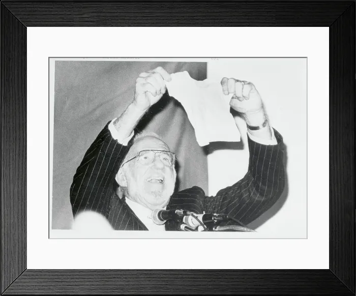 Framed Print : Portrait of Dr. Benjamin Spock
