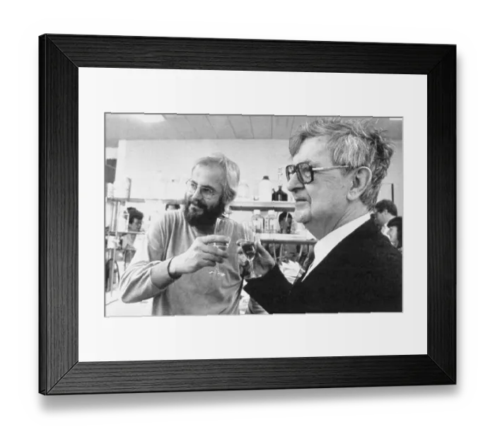 Framed Print : Georges J.F. Kohler and Niels K. Jerne Framed Print : Georges J.F. Kohler and Niels K. Jerne
