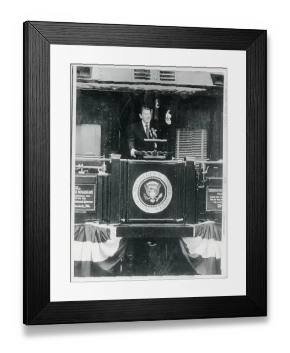 Framed Print : Ronald Reagan Pointing His Finger Framed Print : Ronald Reagan Pointing His Finger