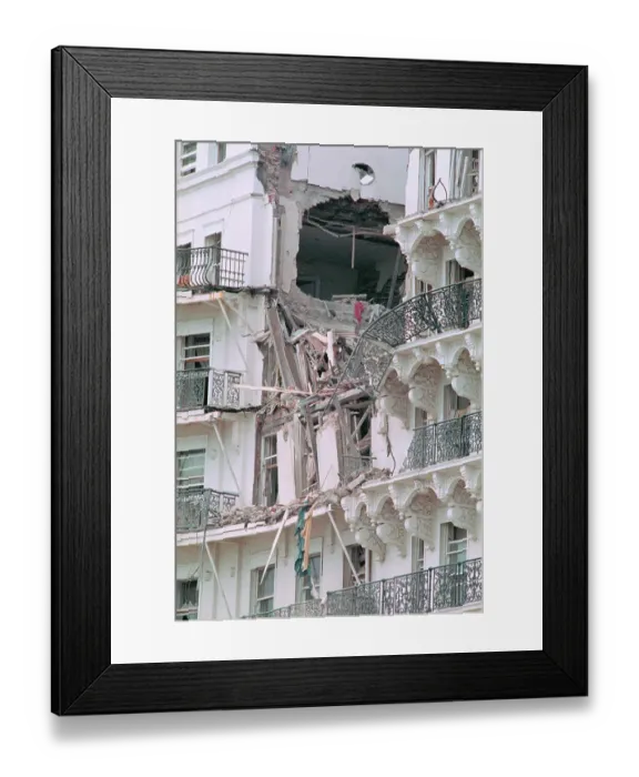 Framed Print : IRA Bombing of Grand Hotel Framed Print : IRA Bombing of Grand Hotel