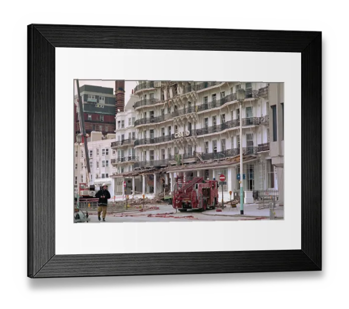 Framed Print : IRA Bombing of Grand Hotel Framed Print : IRA Bombing of Grand Hotel