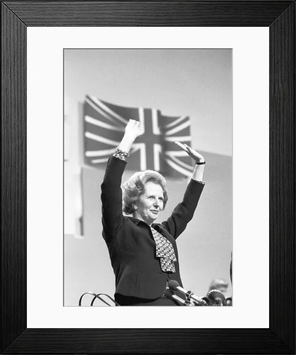 Framed Print : British Prime Minister Margaret Thatcher Framed Print : British Prime Minister Margaret Thatcher