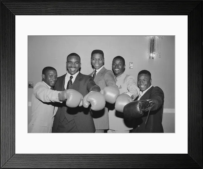 Framed Print : Olympic Boxers Turning Pro Framed Print : Olympic Boxers Turning Pro