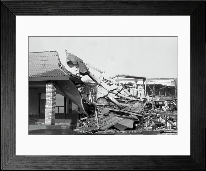 Framed Print : Demolition Worker Doug Starr Framed Print : Demolition Worker Doug Starr