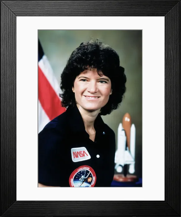 Framed Print : Space Shuttle Astronaut Sally Ride Framed Print : Space Shuttle Astronaut Sally Ride