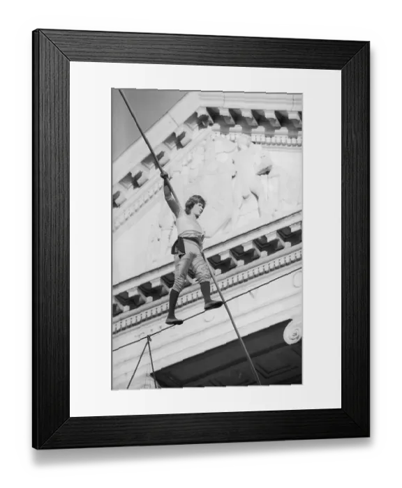 Framed Print : Philippe Petit Framed Print : Philippe Petit