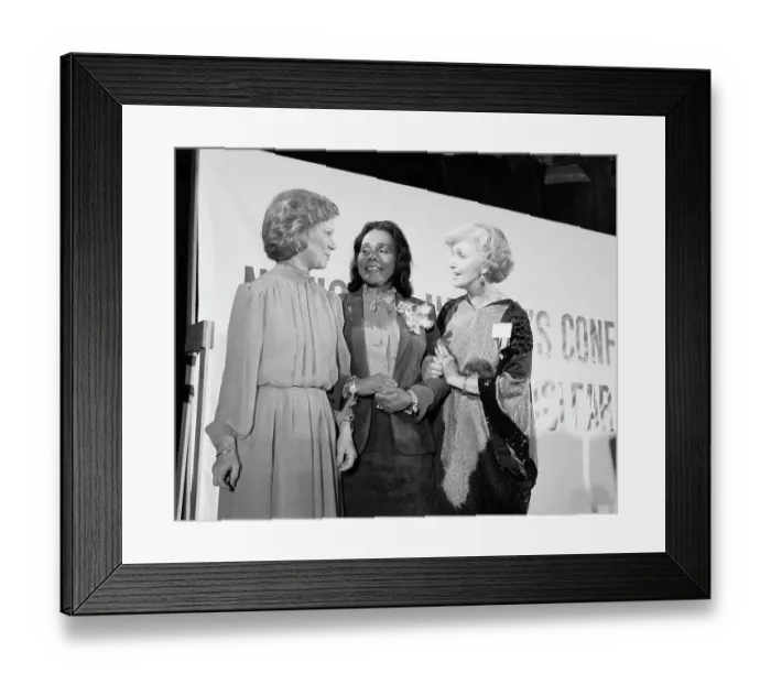 Framed Print : Coretta Scott King at National Women's Conference Framed Print : Coretta Scott King at National Women's Conference