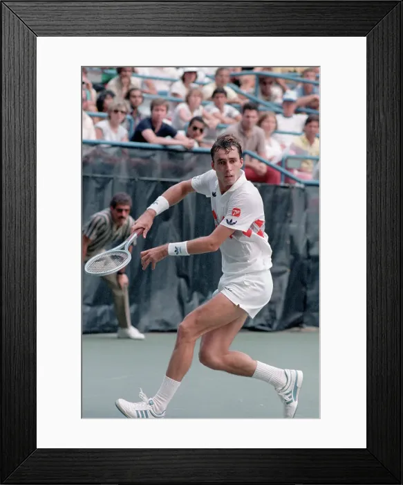 Framed Print : Ivan Lendl in Tennis Action Framed Print : Ivan Lendl in Tennis Action