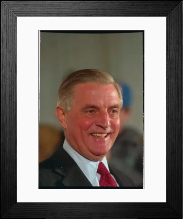 Framed Print : Portrait of Walter Mondale