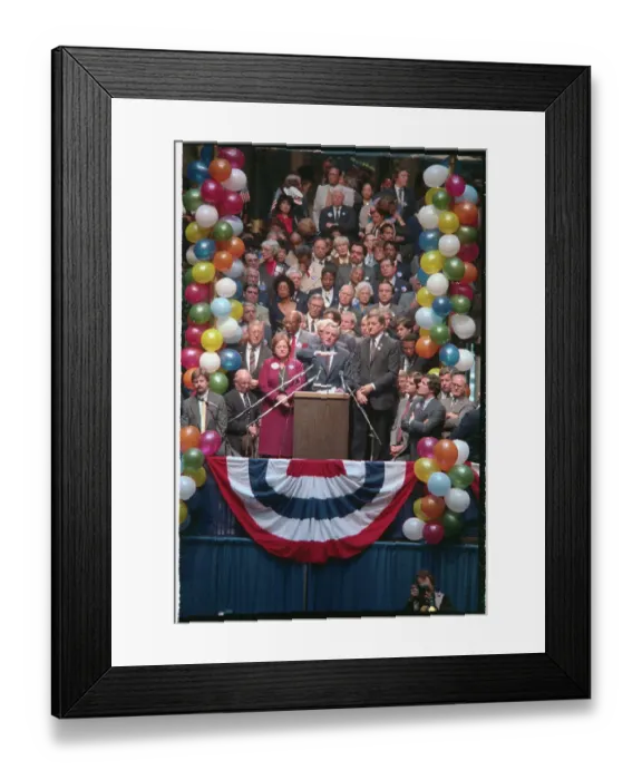 Framed Print : Walter Mondale Speaking Framed Print : Walter Mondale Speaking