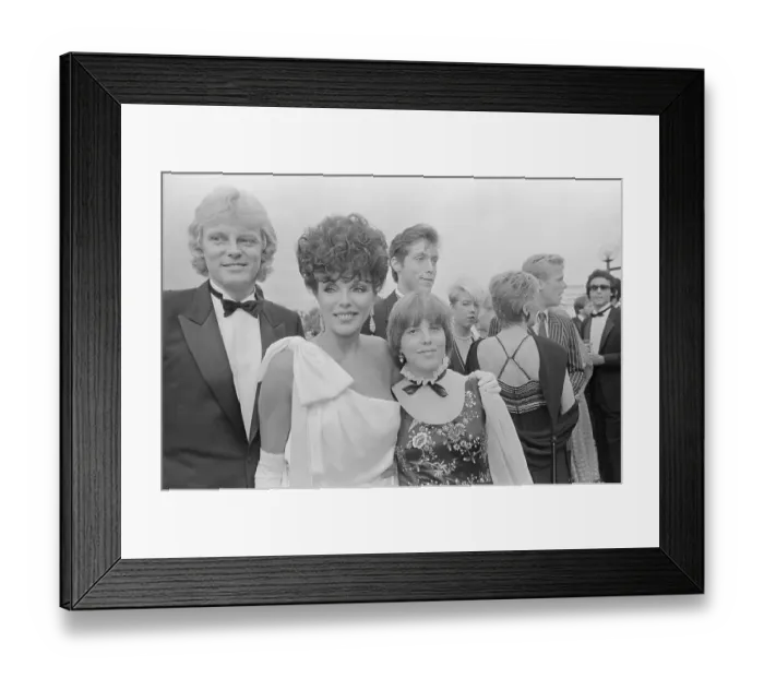 Framed Print : Actress Joan Collins Arriving at Emmy Awards Framed Print : Actress Joan Collins Arriving at Emmy Awards