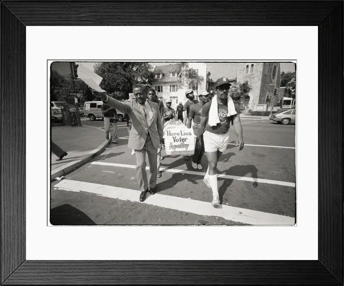 Framed Print : NAACP Marchers Carrying Casket Framed Print : NAACP Marchers Carrying Casket