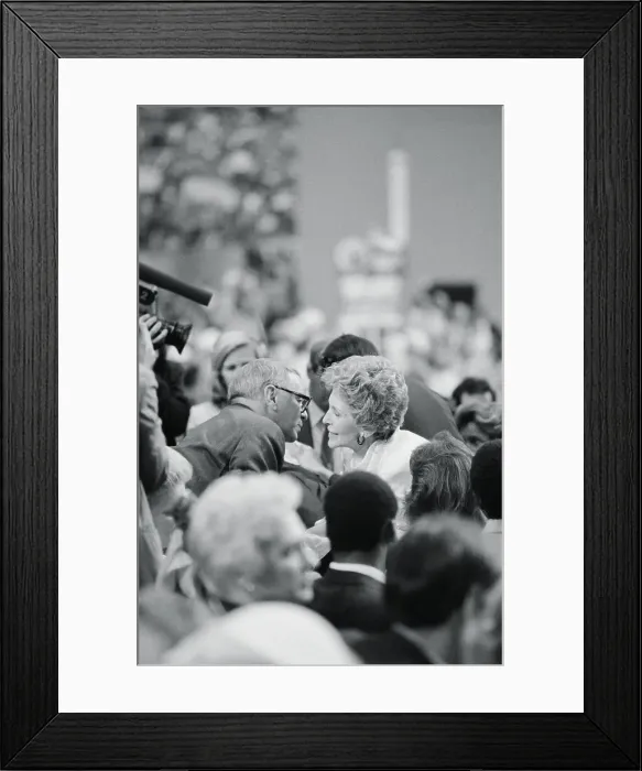 Framed Print : Nancy Reagan and Frank Sinatra Framed Print : Nancy Reagan and Frank Sinatra