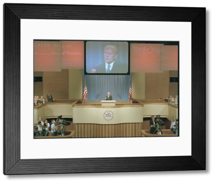 Framed Print : Gerald Ford Speaking Framed Print : Gerald Ford Speaking