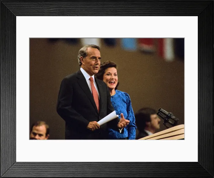 Framed Print : Bob and Elizabeth Dole Before Delegates Framed Print : Bob and Elizabeth Dole Before Delegates