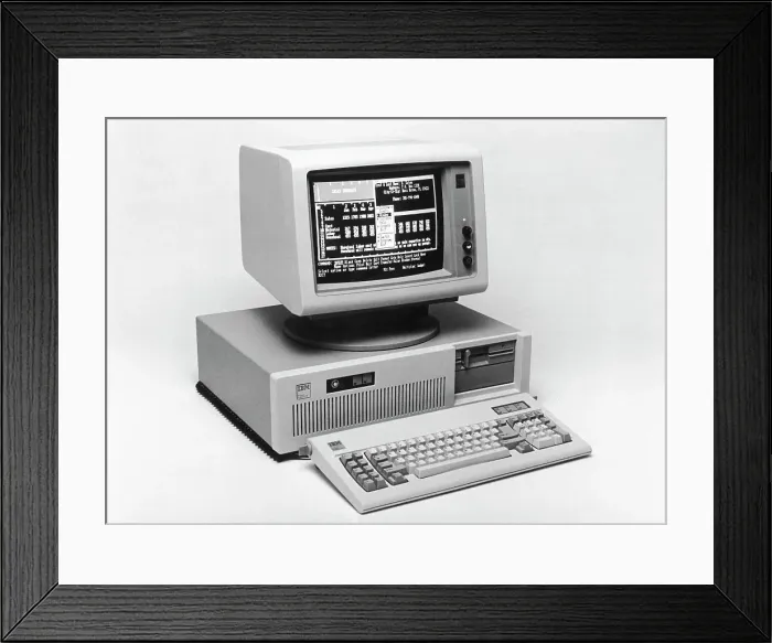 Framed Print : IBM AT Computer Framed Print : IBM AT Computer