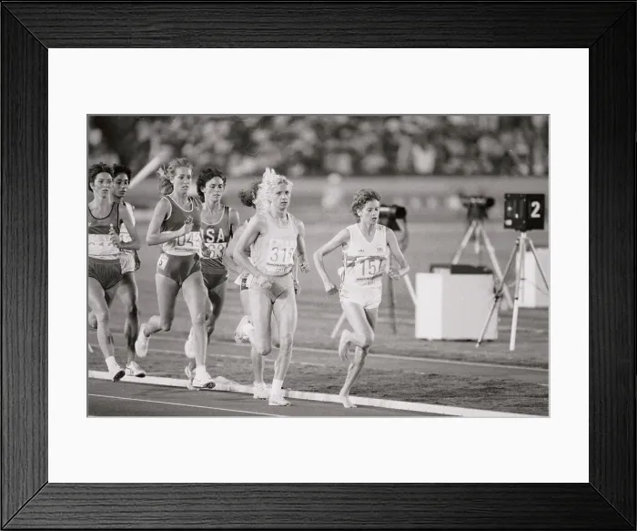Framed Print : 1984 Olympic 3000 meters Framed Print : 1984 Olympic 3000 meters