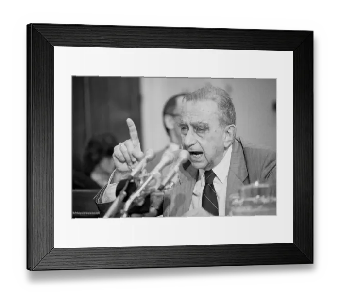 Framed Print : Nuclear Physicist Teller Speaking at Republican Study Hearing Framed Print : Nuclear Physicist Teller Speaking at Republican Study Hearing
