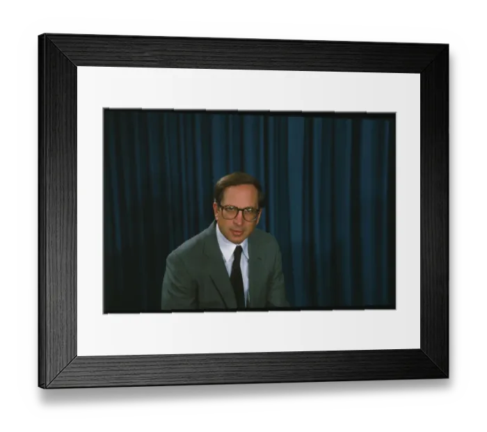 Framed Print : Portrait of Sam Nunn Framed Print : Portrait of Sam Nunn
