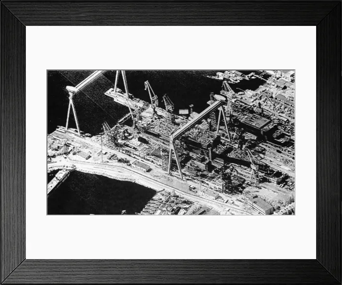 Framed Print : Aerial View of Soviet Aircraft Carrier Framed Print : Aerial View of Soviet Aircraft Carrier