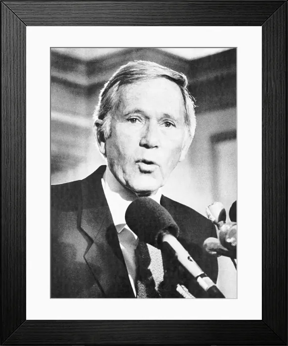 Framed Print : Representative Don Edwards