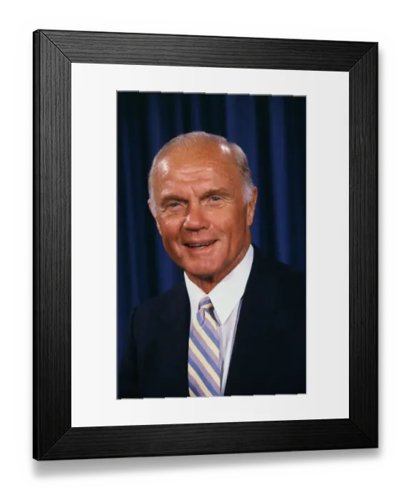 Framed Print : John Glenn Smiling Framed Print : John Glenn Smiling