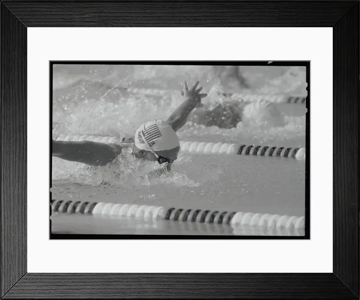 Framed Print : Tracy Caulkins Swimming at The Olympics Framed Print : Tracy Caulkins Swimming at The Olympics