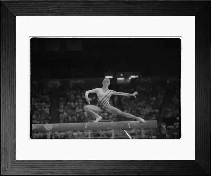 Framed Print : Julianne McNamara Performing on Balance Beam Framed Print : Julianne McNamara Performing on Balance Beam
